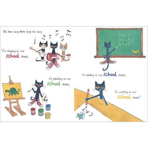 Pete the cat in my school shoes on sale