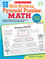 50 Skill-Building Pyramid Puzzles: Math: Grades 2-3