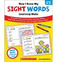Now I Know My Sight Words Learning Mats
