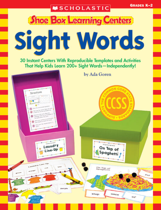 Shoe Box Learning Centers: Sight Words