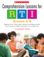 Comprehension Lessons for RTI: Grades 3-5