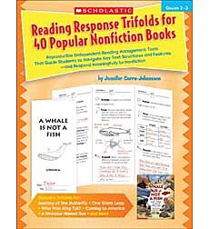 Reading Response Trifolds for 40 Popular Nonfiction Books: Grades 2-3