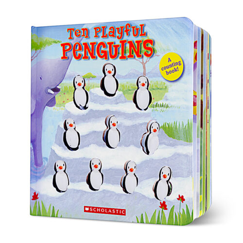 Ten Playful Penguins