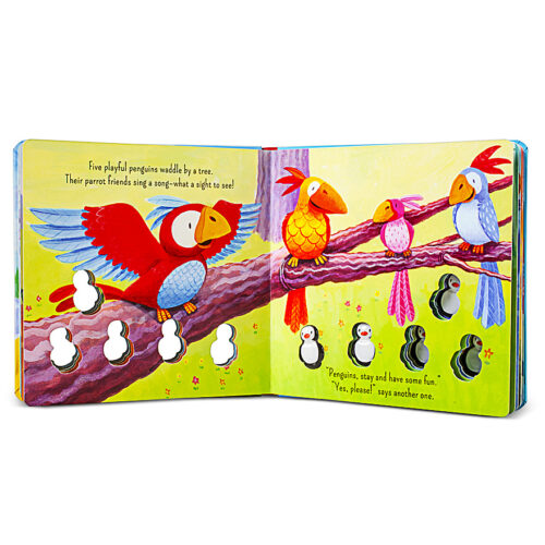 Ten Playful Penguins