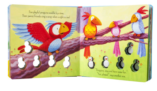 Ten Playful Penguins