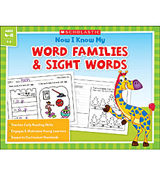 Now I Know My Word Families and Sight Words