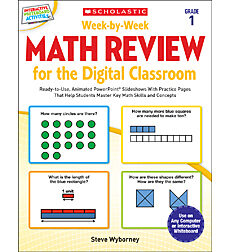 Week-by-Week Math Review for the Digital Classroom: Grade 1