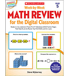 Week-by-Week Math Review for the Digital Classroom: Grade 5