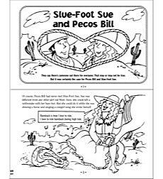 Tall Tales: Slue-Foot Sue and Pecos Bill: Tall Tale Mini-Book