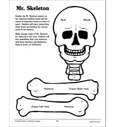 Mr. Skeleton Pattern and Activities