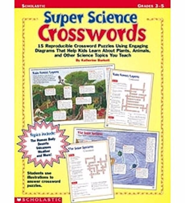 Super Science Crosswords by Kathy Burkett Scholastic