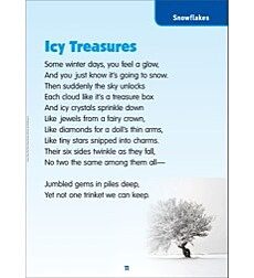 Icy Treasures Snowflakes Science Poem By