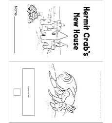 Hermit Crab S New House Summer Sequencing Mini Book By