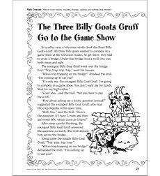 three billy goats gruff short story