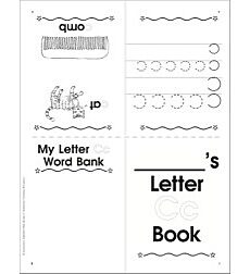 The Letter Cc Interactive Alphabet Mini Book By