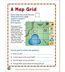 A Map Grid: Grade 2 Map Skills
