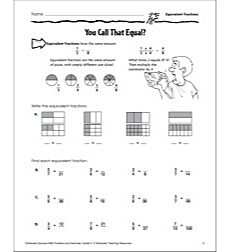 You Call That Equal Equivalent Fractions Scholastic Success With Fractions Grade 5 By