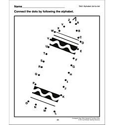 Uppercase Dot-to-Dot: Kindergarten Basic Skills (Alphabet) by