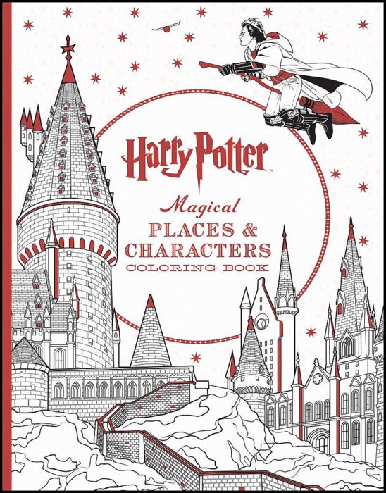Harry Potter Magical Places Characters Coloring Book By Scholastic Scholastic