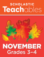 November Grades 3-4 Printable Packet