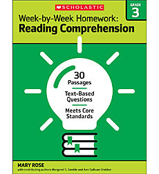 Week-by-Week Homework: Reading Comprehension Grade 3