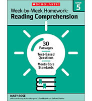 Week-by-Week Homework: Reading Comprehension Grade 5
