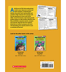 SCHOLASTIC社　One Hundred English 100 Task Cards: Informational Text | Scholastic Education