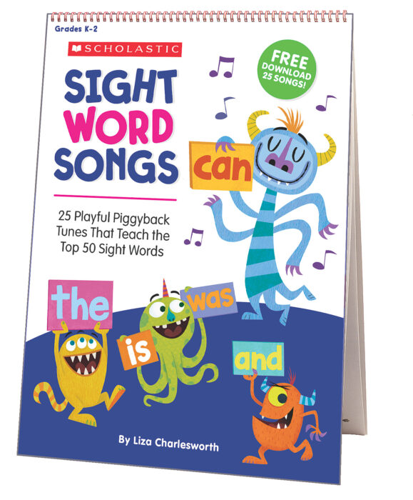 Sight Word Songs Flip Chart by Liza Charlesworth | The Scholastic Teacher  Store