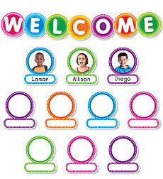 Color Your Classroom Welcome Bulletin Board By