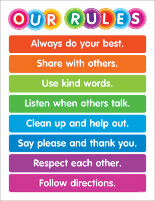 Color Your Classroom: Our Rules Chart