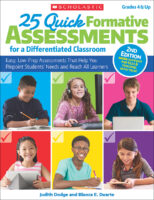 25 Quick Formative Assessments for a Differentiated Classroom, 2nd Edition