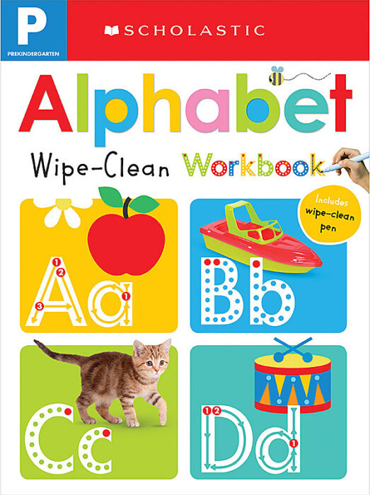 Wipe Clean Workbooks PreK Alphabet by Scholastic Scholastic