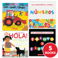 My Books Summer Spanish Grade PreK Nonfiction 5-Book Pack