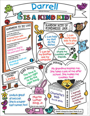 Personal Poster Set: Classroom Kindness 3-6