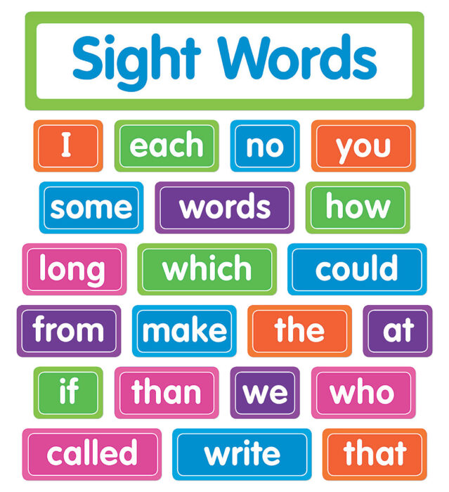 Sight Words: Bulletin Board