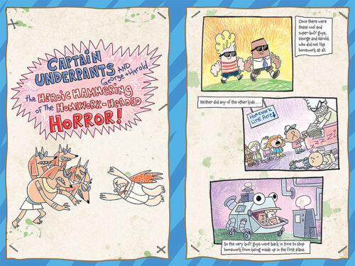 Editorial cartoon U.S. Summer heat Captain Underpants