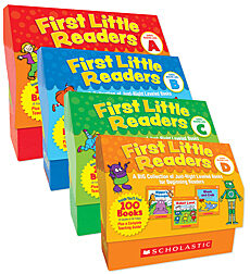 Scholastic First Little Readers Book Box Set, Level D, 5 Copies of 20  Titles - SC-811146, Scholastic Teaching Resources