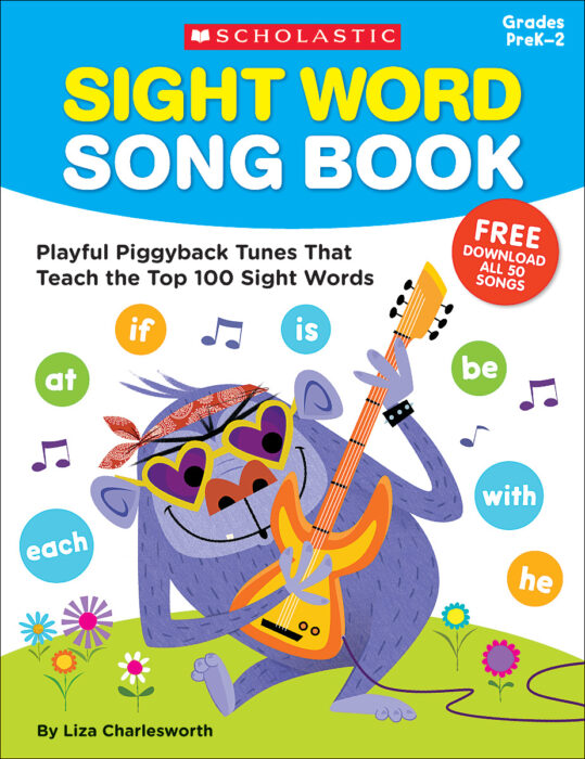 Scholastic K-2 More Sight Words Flip Chart/CD - Theme/Subject: Fun - Skill Learning: Songs, Sight Words - 1 Each