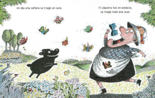 ¡Una señora con frío se tragó un poco de nieve! (There Was a Cold Lady Who  Swallowed Some Snow!) (Spanish Edition)