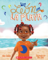 Un león en la playa