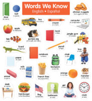 Flash Cards: English-Spanish First Words by Scholastic