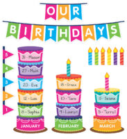 Class Birthday Graph Bulletin Board