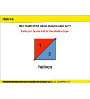 Math Review: Halves, Fourths