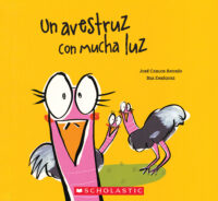 Un avestruz con mucha luz