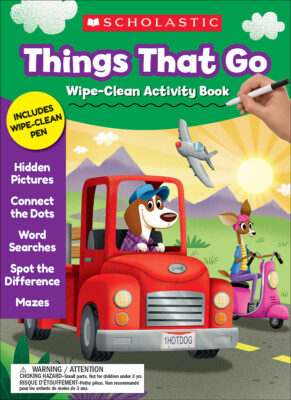 Things That Go Wipe-Clean Activity Book