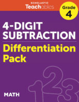 4-Digit Subtraction Grade 4 Differentiation Pack