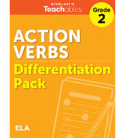 Action Verbs Grade 2 Differentiation Pack
