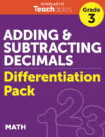 Adding & Subtracting Decimals Grade 3 Differe...