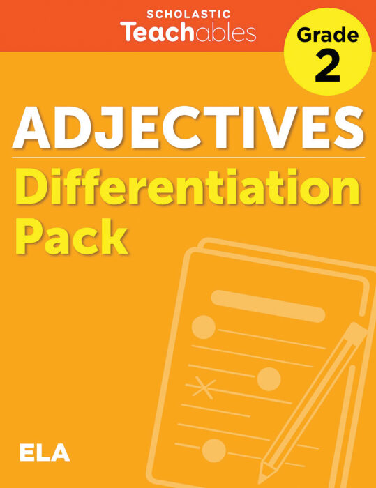 Adjectives Grade 2 Differentiation Pack