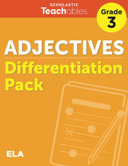 Adjectives Grade 3 Differentiation Pack